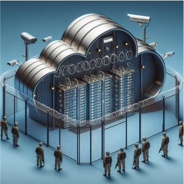 cloud security clustered cloud illustration